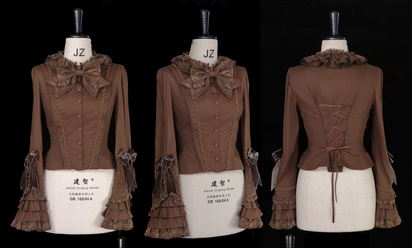 【受注予約~2/19】Jenny Cookies ブラウス【Aurora Borealis】