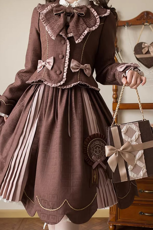 【受注予約~3/3】Chocolate Bear ジャケット・ブラウス【Alice Girl】