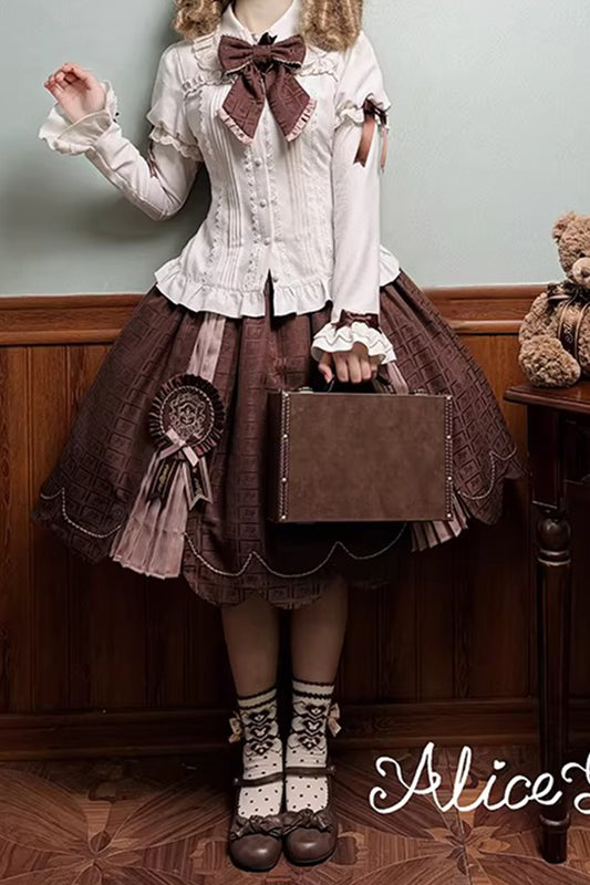 【受注予約~3/3】Chocolate Bear ジャケット・ブラウス【Alice Girl】