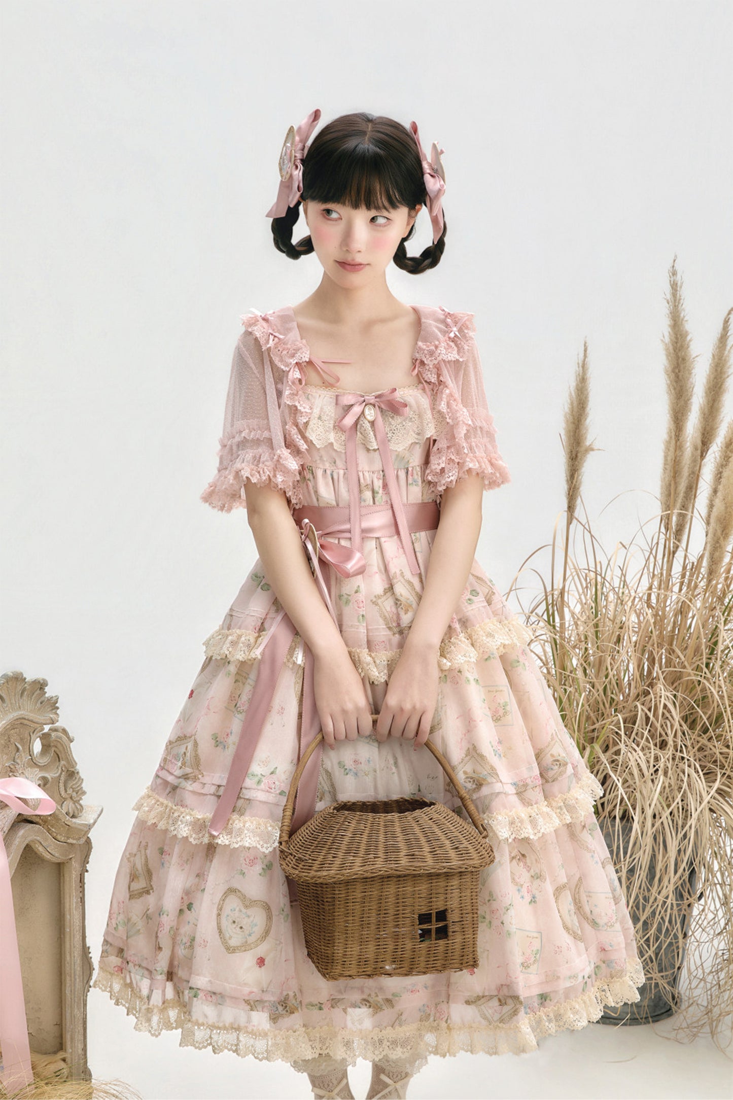 【受注予約~3/5】Victoria Cat ブラウス・カーディガン【Moon River】