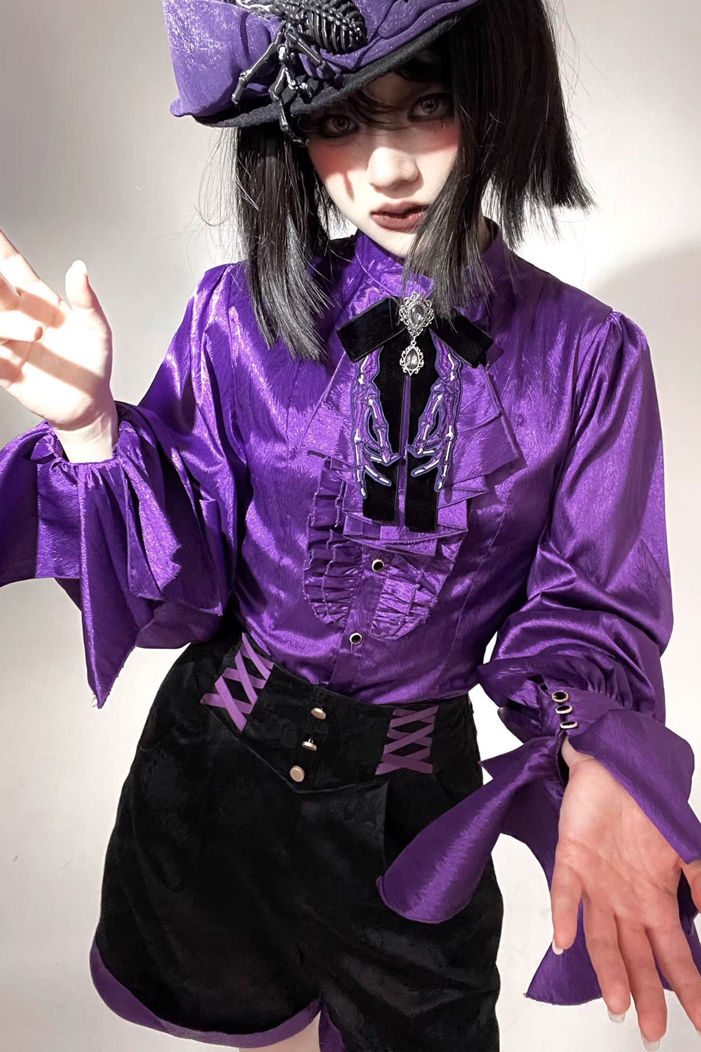 【受注予約~2/24】Returning on a Moonlit Night ブラウス【Miss Point】