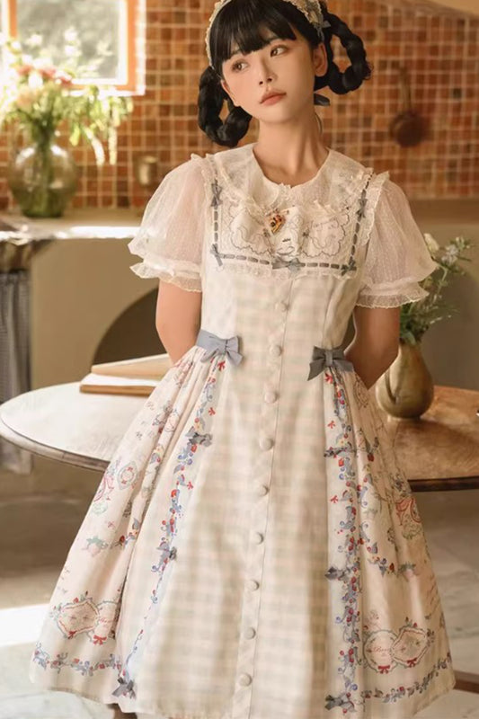 【受注予約~3/5】PorcelainTeaparty ブラウス【CEL】