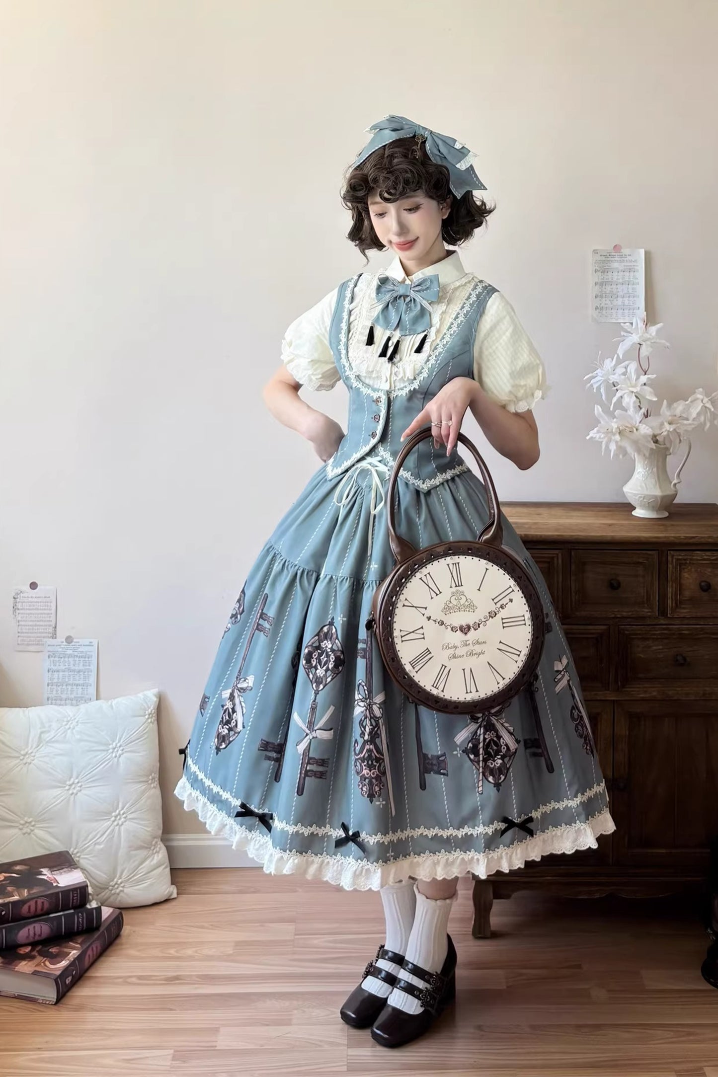 【受注予約~3/18】Secret key ベスト・ブラウス・スカート【Uncle's Workshop】