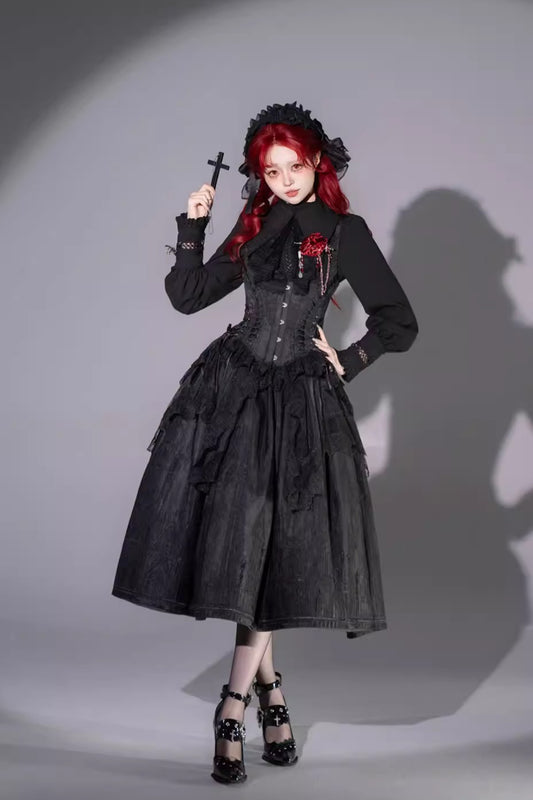 【受注予約~4/19】Bone Mass ブラウス・コルセット・スカート【SUSIN】