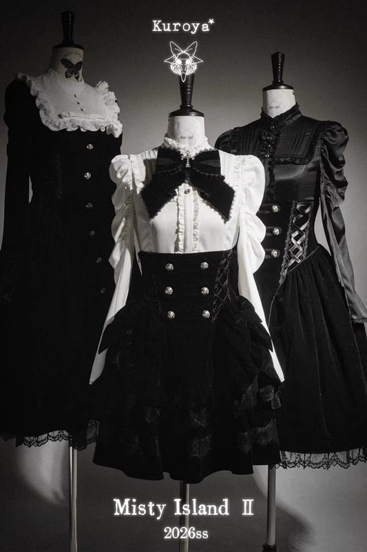 【受注予約~4/15】霧夜島Ⅱ トップス・スカート・ワンピース【Kuroya】