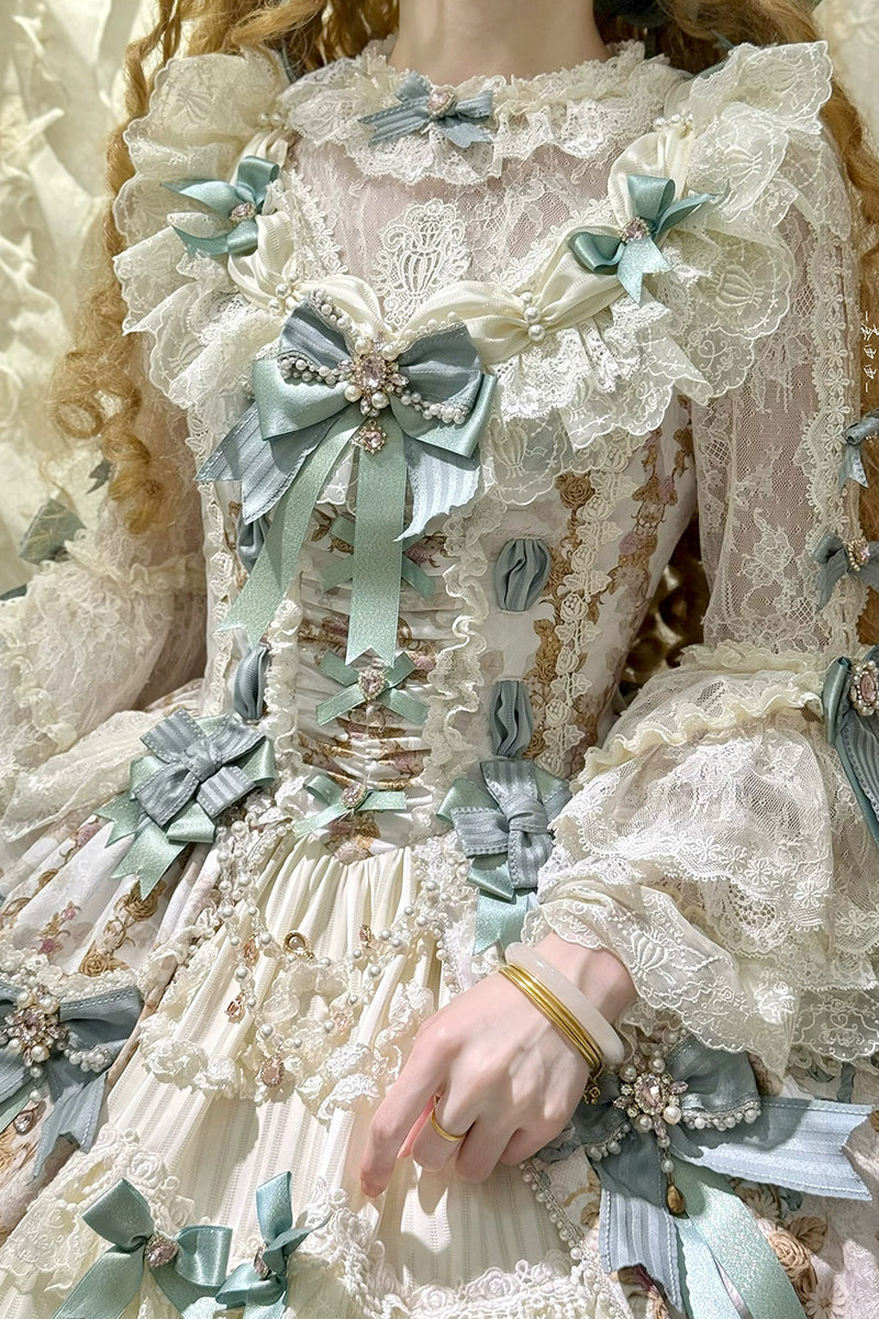 【受注予約~6/16】Antique Jewel Fragrance ブラウス・コルセット【双生小熊】