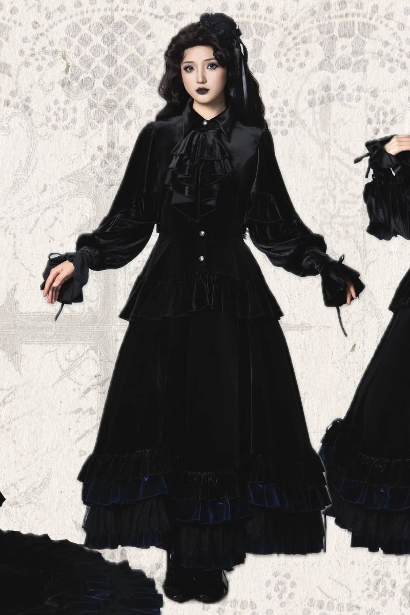 Duchess Ravenna ブラウス(ベルベットver.)【Evegie】