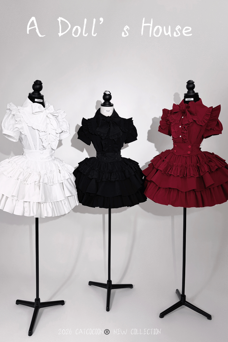 【事前予約：2026年8月下旬〜発送開始予定】A Doll's House ブラウス(半袖・2026ver.)【CATCOCOON】