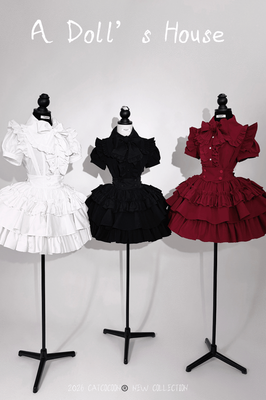 【事前予約：2026年8月下旬〜発送開始予定】A Doll's House ブラウス(半袖・2026ver.)【CATCOCOON】
