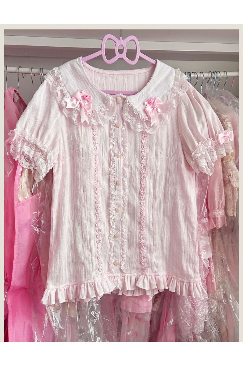 Vintage Flower Wall ブラウス【TaTaTa Lolita】