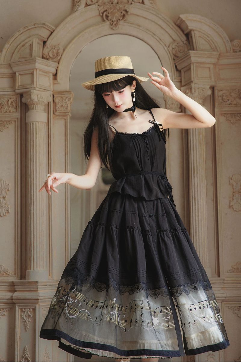 The Secret of the Black Lilies トップス・スカート【Cyan】