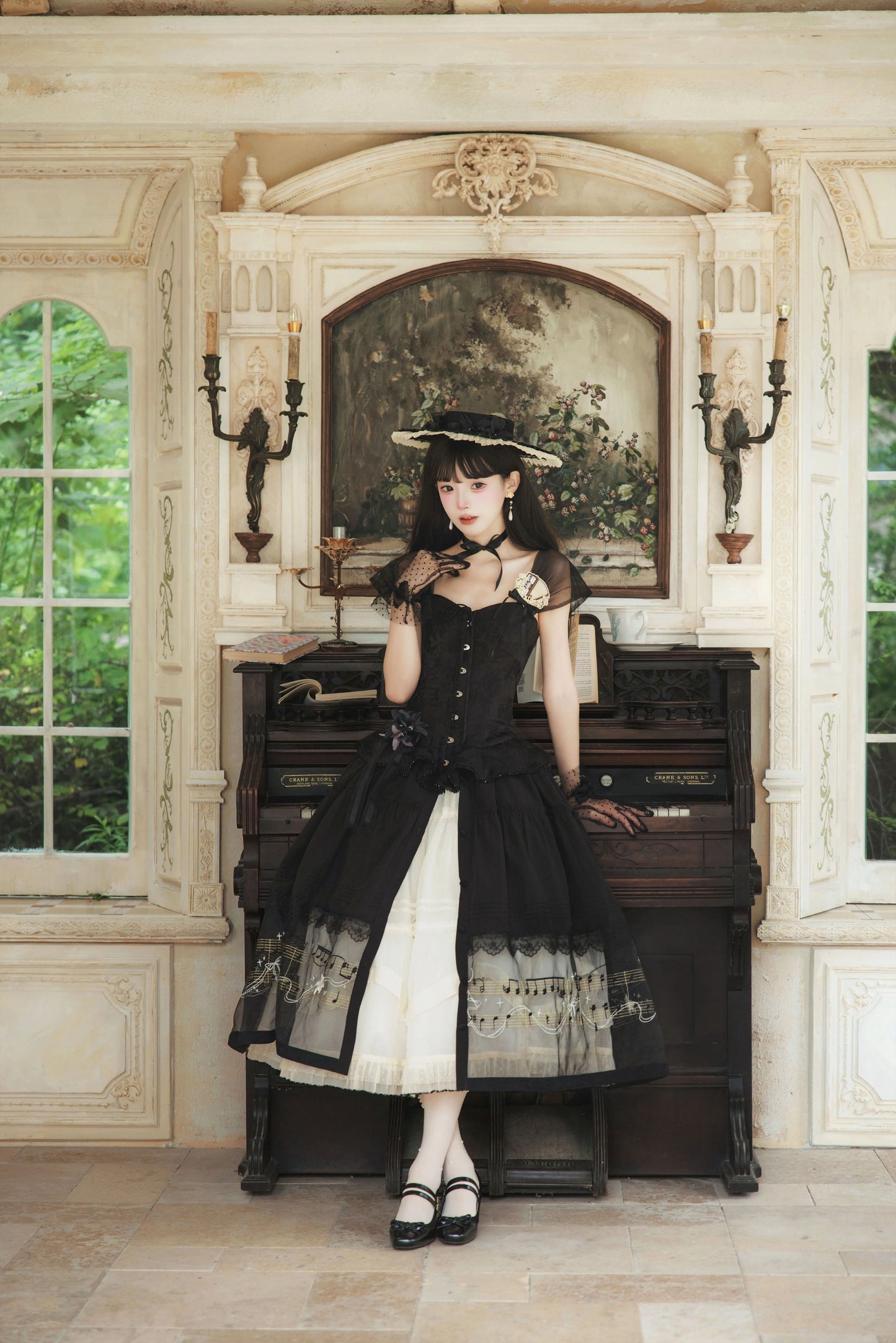 The Secret of the Black Lilies トップス・スカート【Cyan】