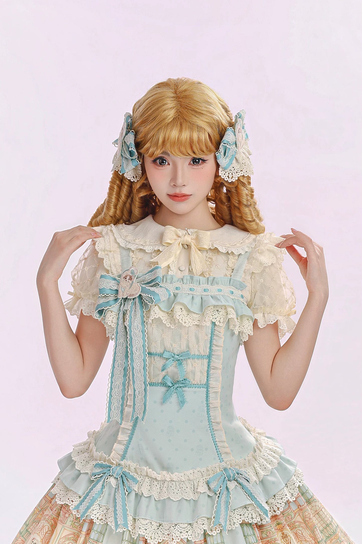 【受注予約~9/6】Fluffy Cat Castle ブラウス【Alice Girl】