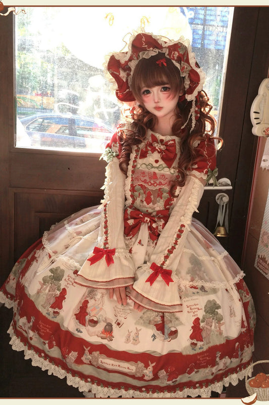 【受注予約~10/8】Little Red Riding Hood Fairy Tale ブラウス【Alice Girl】