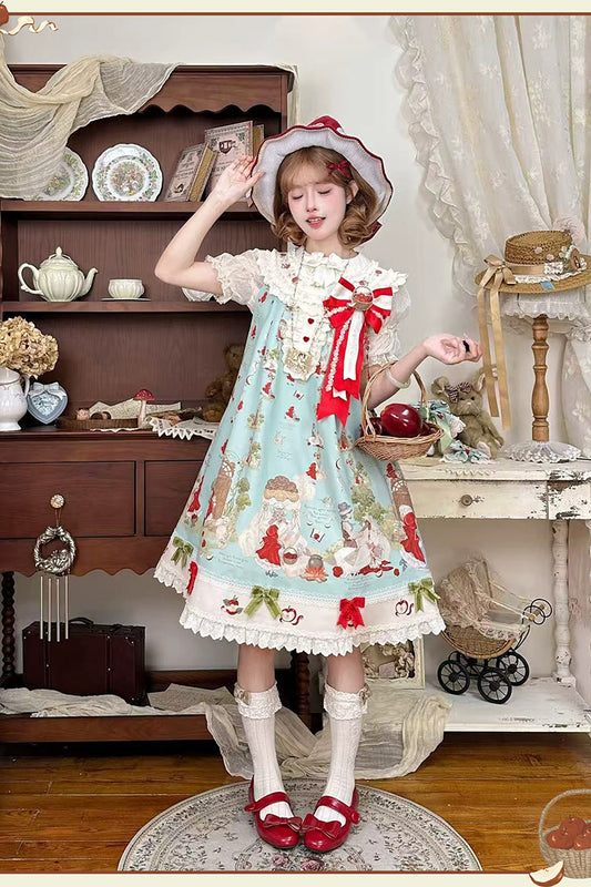 【受注予約~10/8】Little Red Riding Hood Fairy Tale ブラウス【Alice Girl】