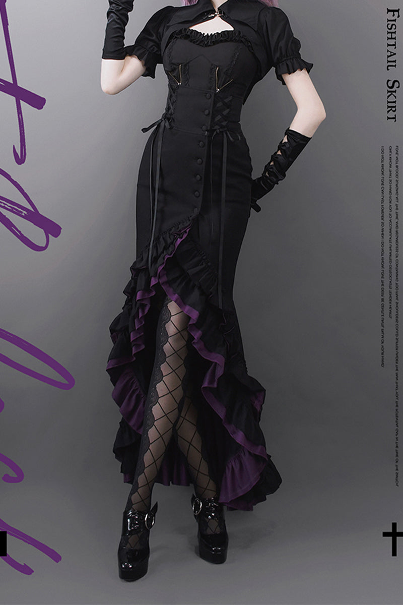 【受注予約~10/15】Purple Lady トップス・スカート【VantablackStudio】