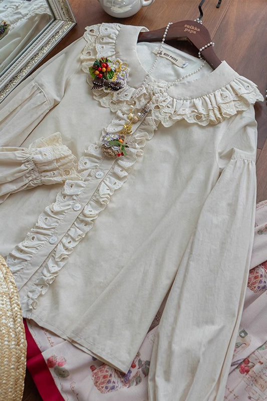 [Pre-orders available until September 17th] Grass art collection blouse [Miss Cube]