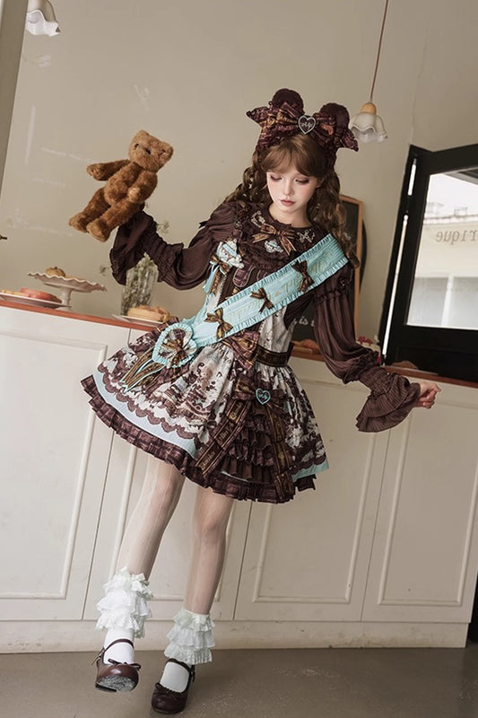 【受注予約~10/8】Chocolate Bear ブラウス【Alice Girl】