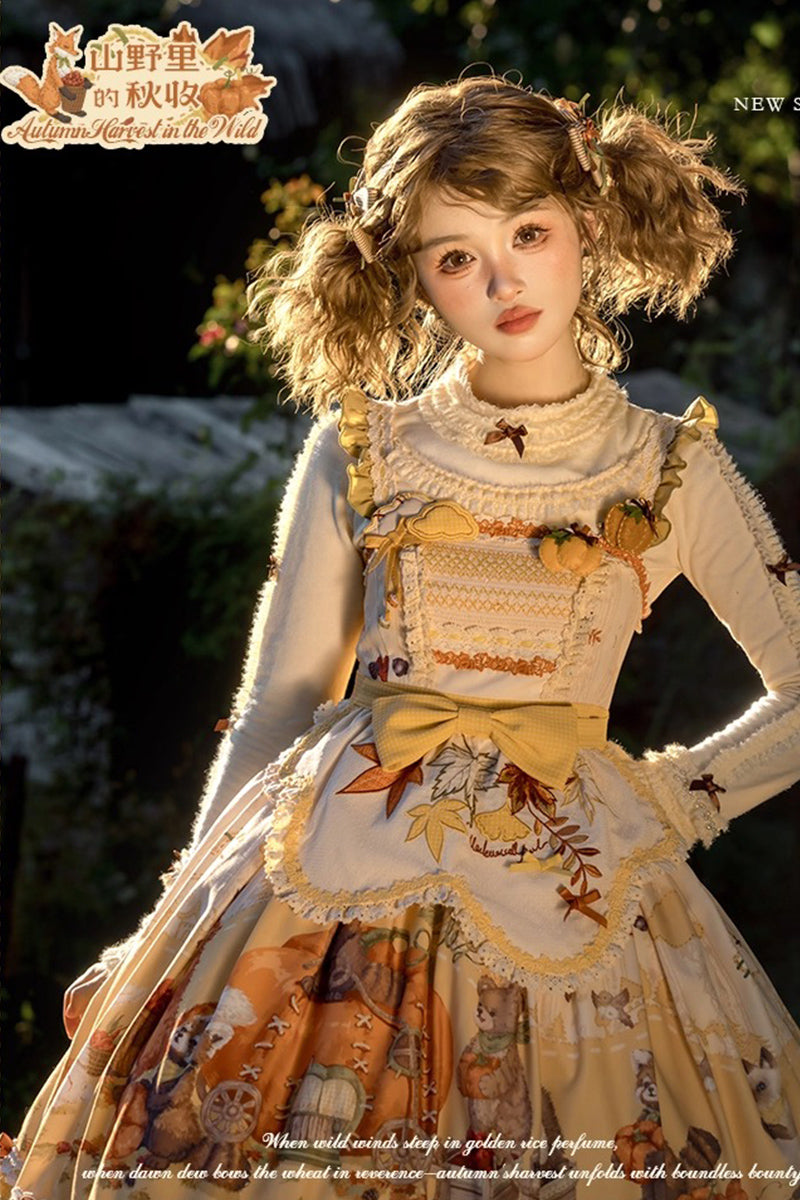 【受注予約~10/2】Autumn Harvest in the Hill ブラウス【花与珍珠匣】