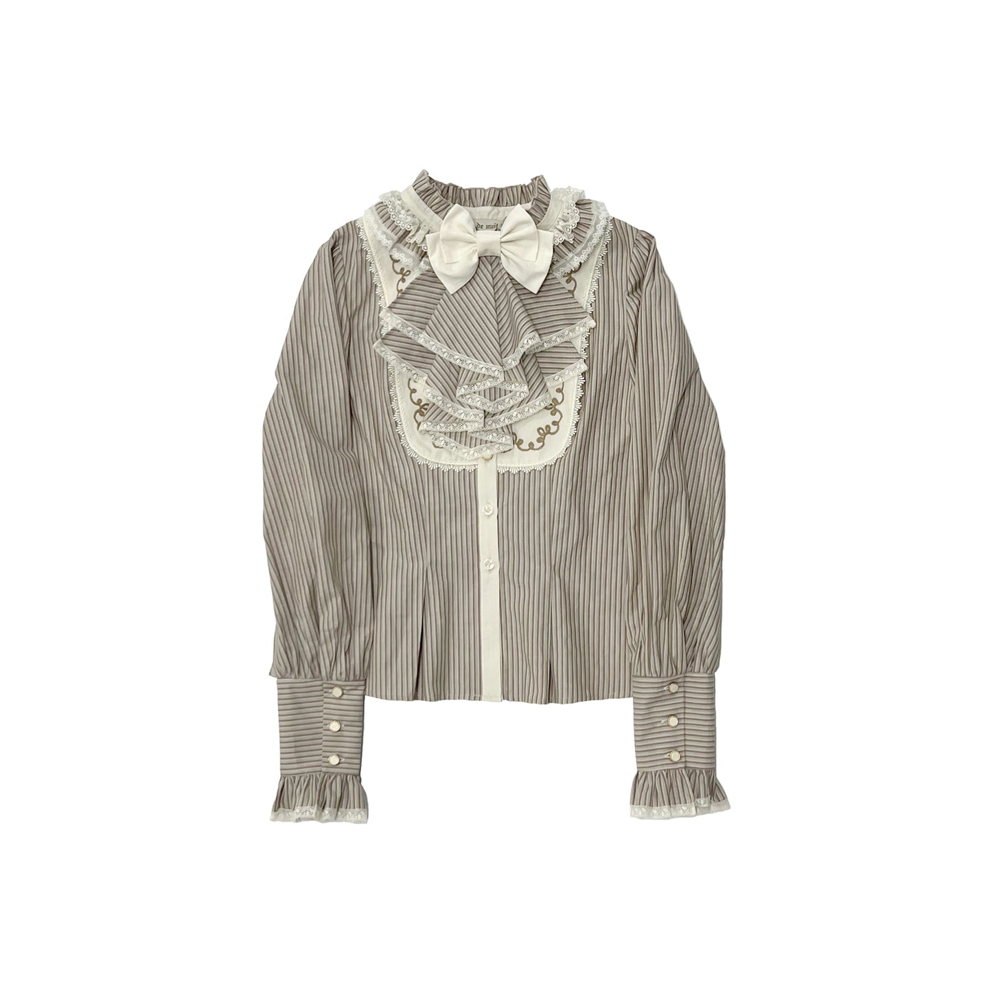 【受注予約~10/7】Laiya Academy ブラウス【iris de nuit】