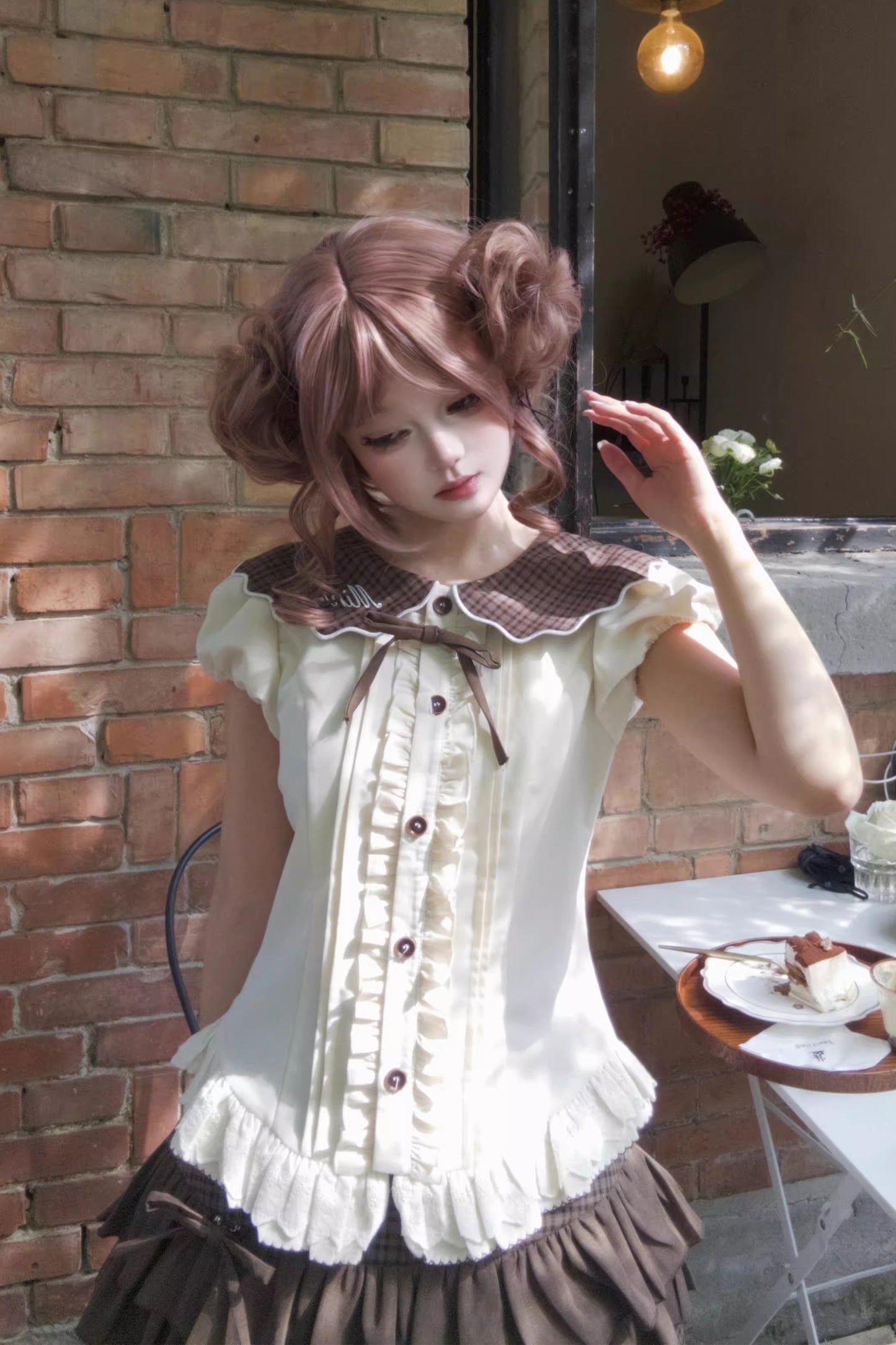 チョコレート ブラウス・スカート【甜蜜梦境】