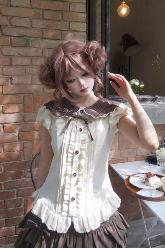 チョコレート ブラウス・スカート【甜蜜梦境】