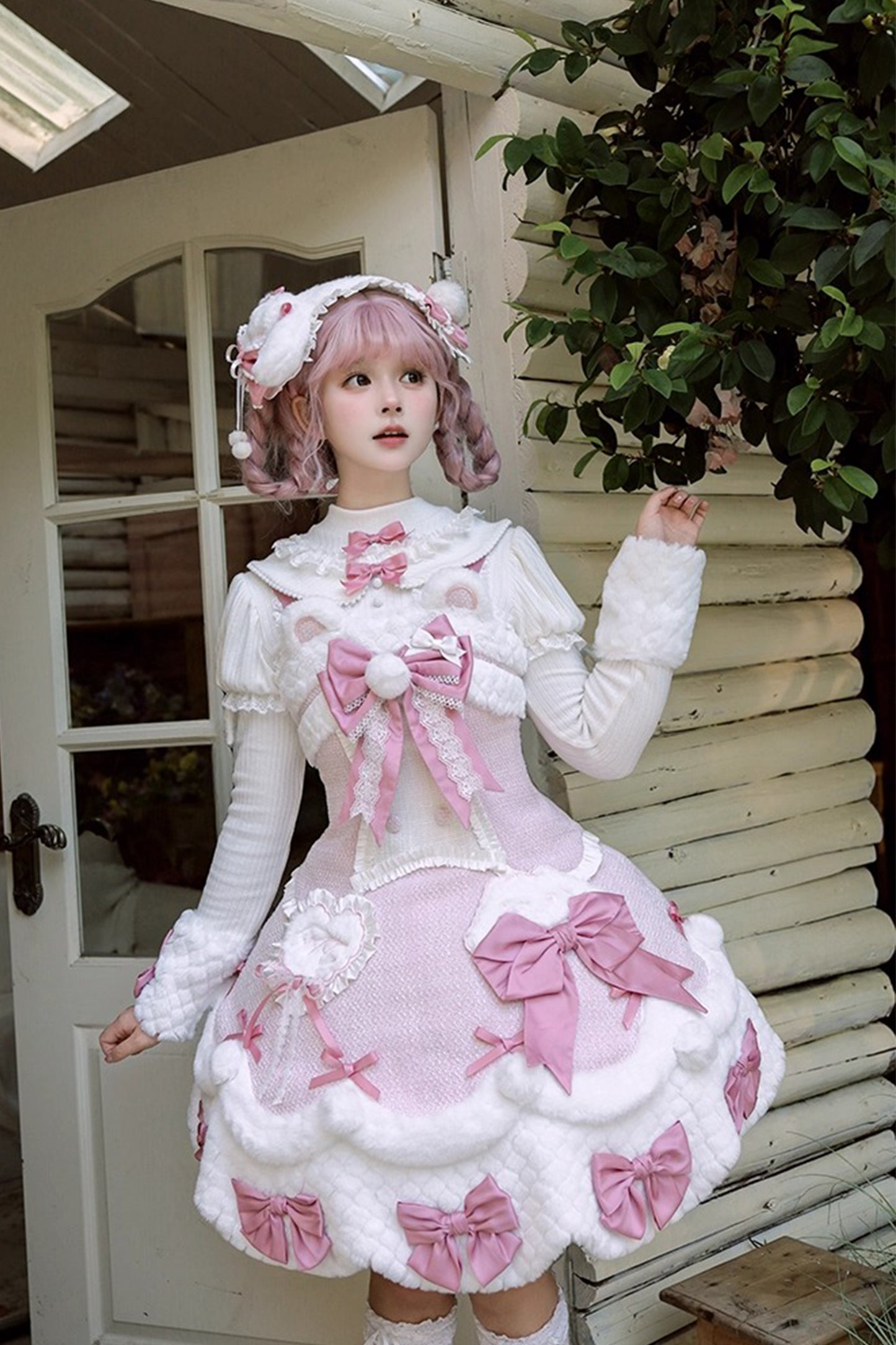 【受注予約~10/23】Frosted Sugar Rabbit トップス【双生小熊】