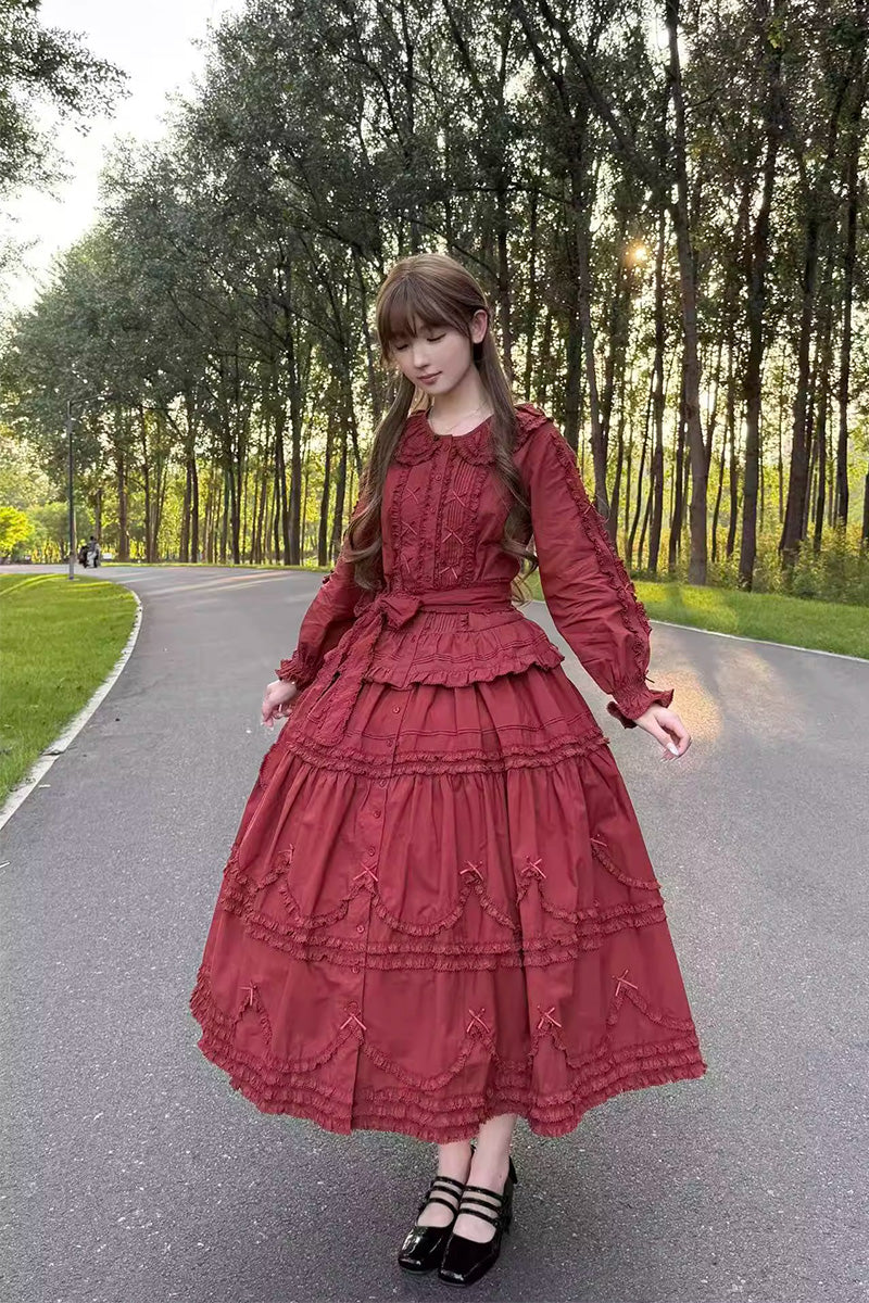 【受注予約~10/27】Warm Sun Palette ブラウス【暖屿洋装】