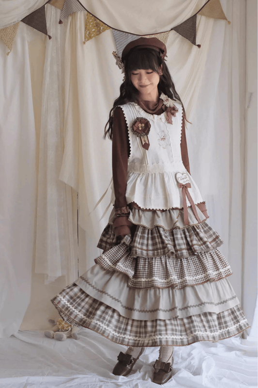 【受注予約~11/10】Bear Cake トップス・スカート【Stamp Albums】