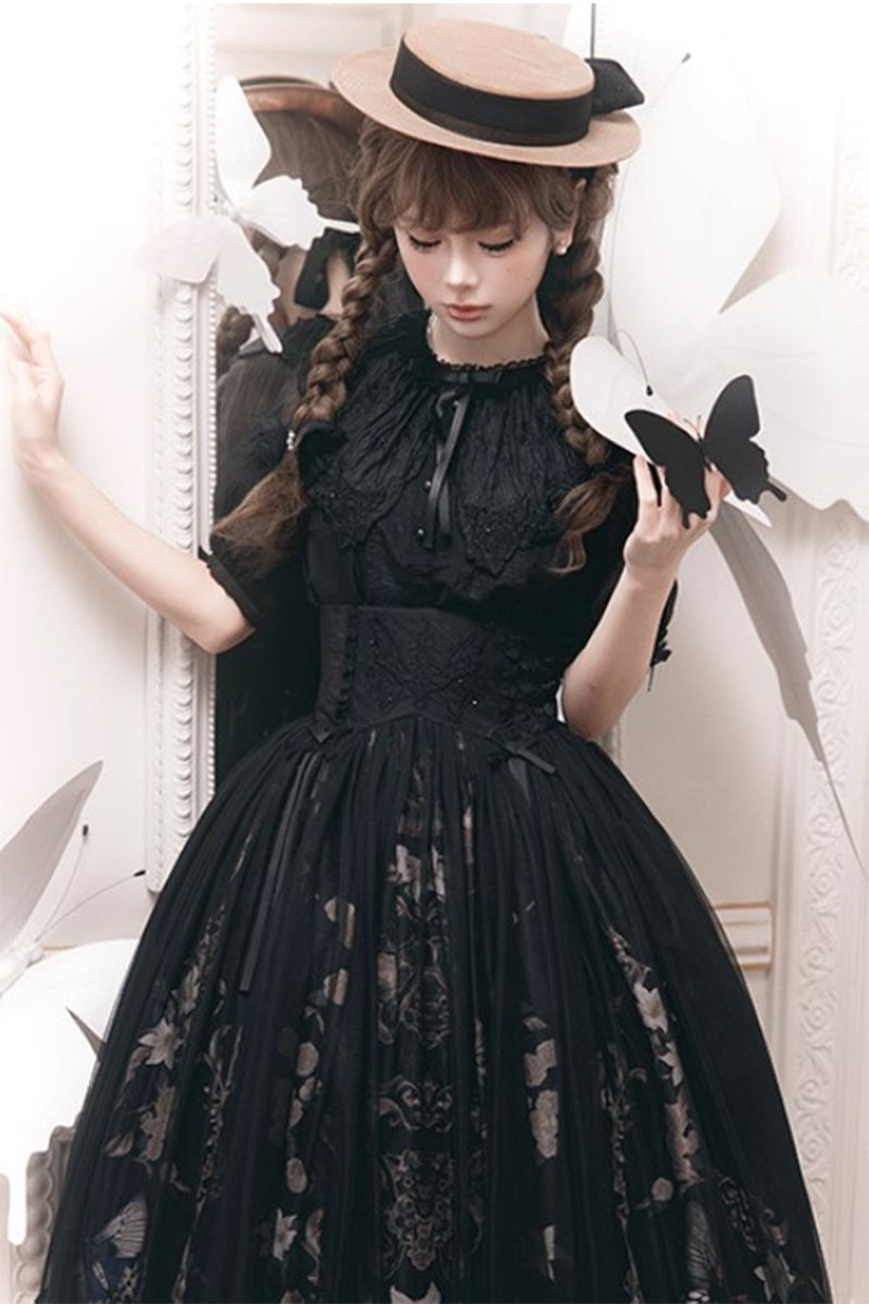 【受注予約~11/20】Butterfly Bone 2.0 ブラウス・スカート【NyaNya】