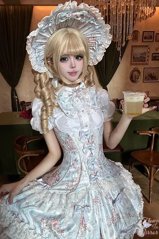 【受注予約~1/7】鏡中花 セットアップ【Dream Lolita】