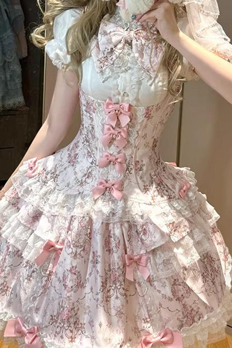 【受注予約~1/7】鏡中花 セットアップ【Dream Lolita】