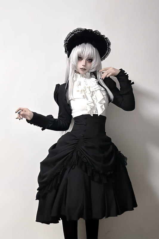【受注予約~3/5】Small Fangs ブラウス・スカート・ボレロ・フルセット【初代魔女】