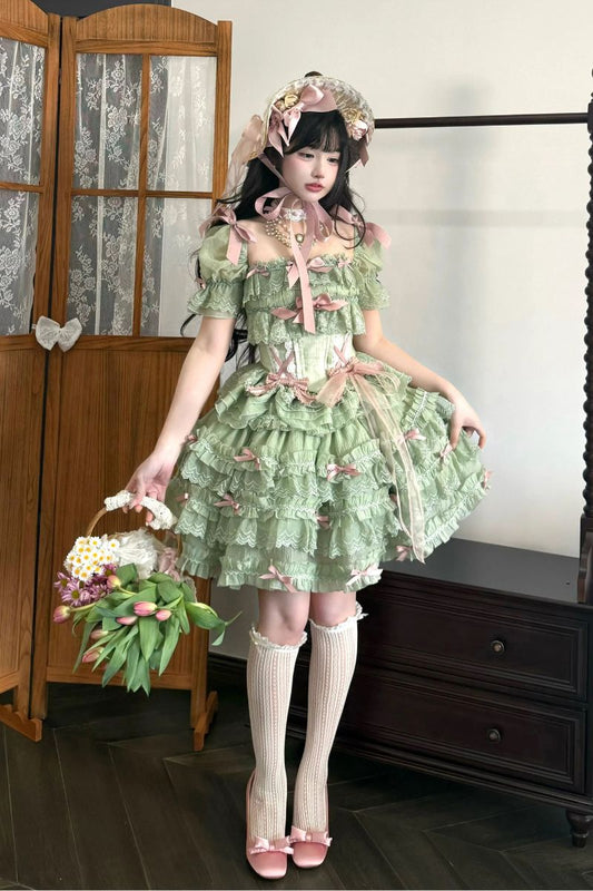 【受注予約~3/29】宝石薔薇花嫁 セットアップ【Sweet Wood】