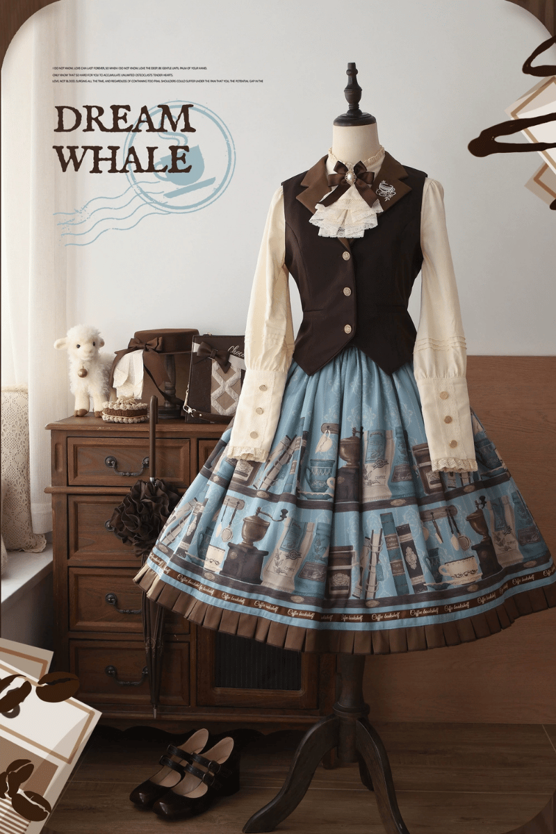 【受注予約~8/27】Coffee Bookshelf セットアップ【DreamWhale】