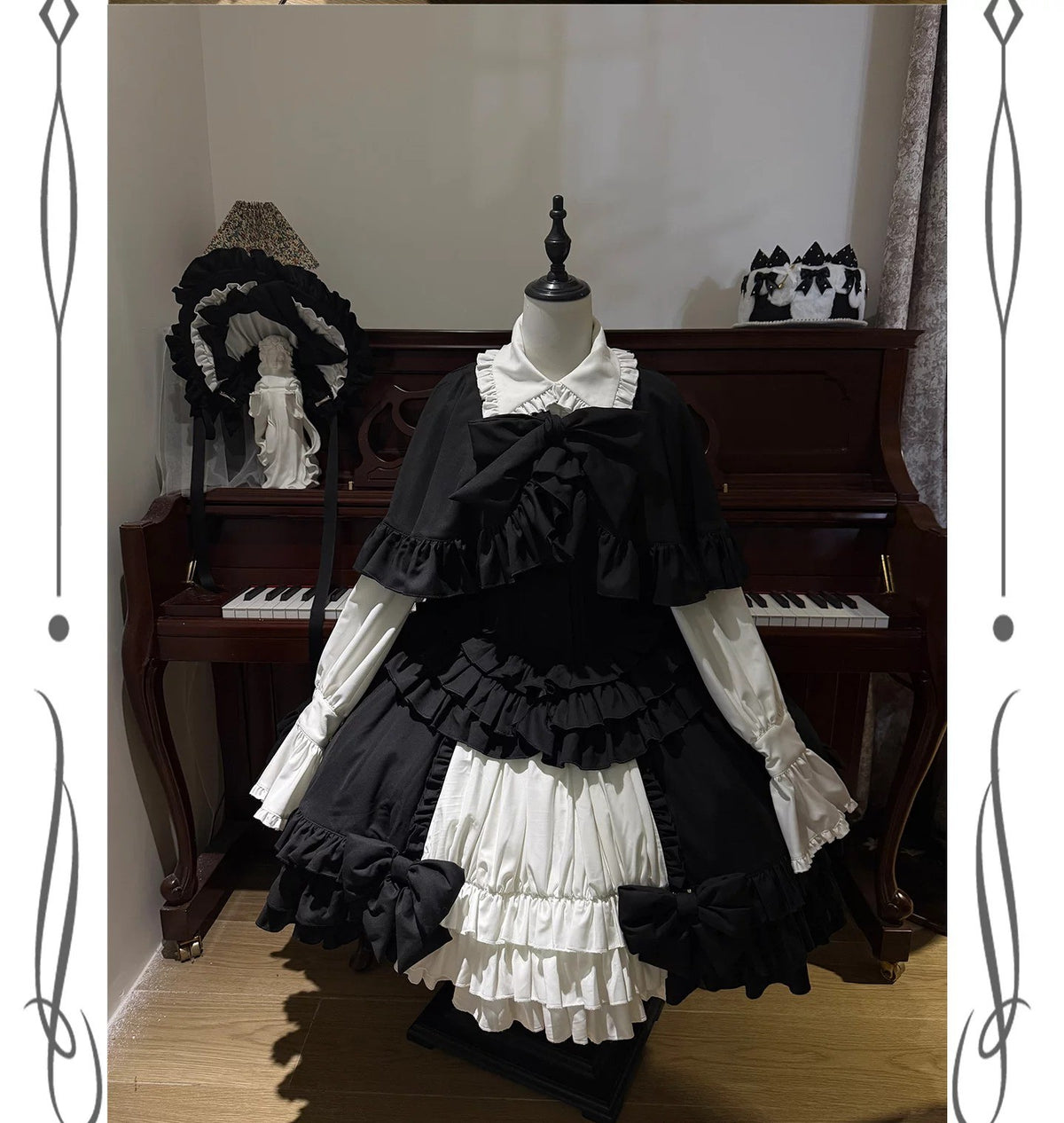 Doll Sonata ブラウス・スカート・ケープ・セットアップ【BearDiary】