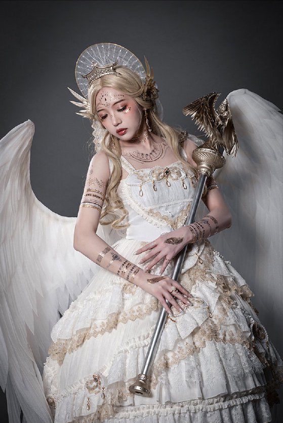 【取り寄せ】ASTORIA 天使と悪魔のジャンパースカート＋ヘアアクセサリーセット【YUPBRO】