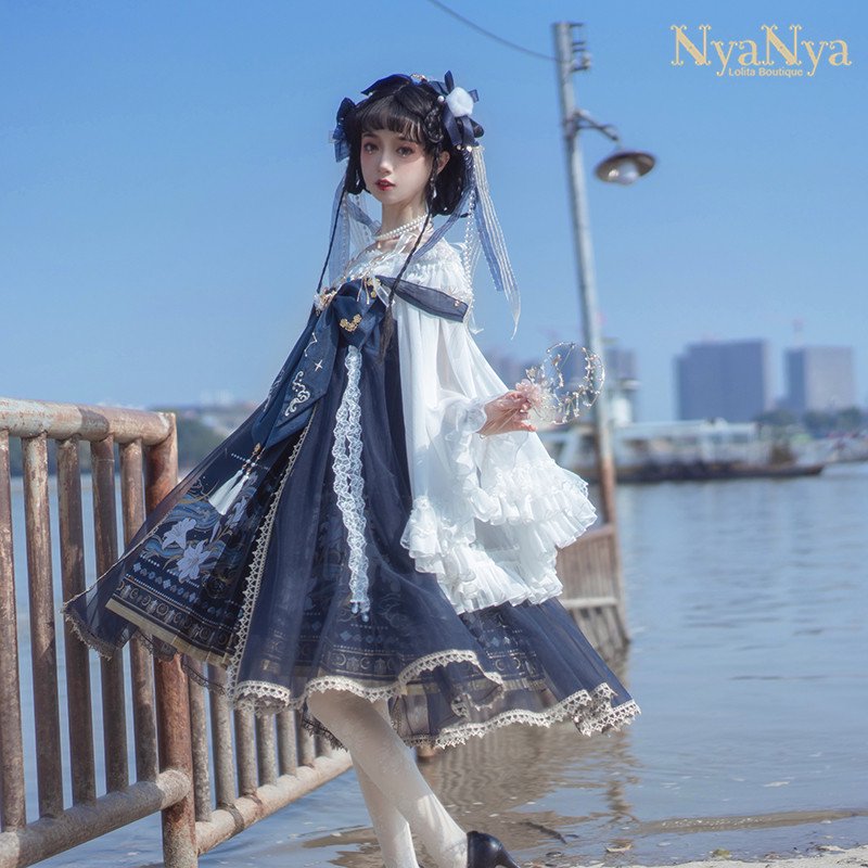 【即納】海上生明月 オフショルダーブラウス【NyaNya】