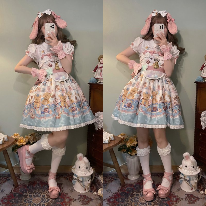 【即納】Anniversary Toybox ジャンパースカートセット【Walnut Museum】