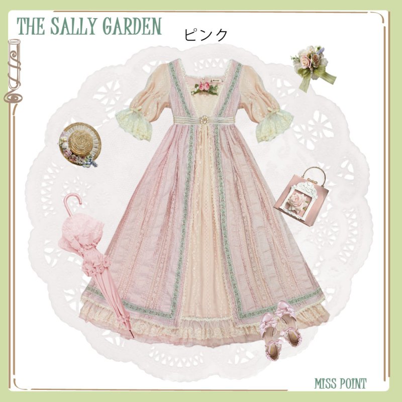 【受注終了/2023年7-9月発送予定】Sally garden1.0 ワンピース【Miss Point】