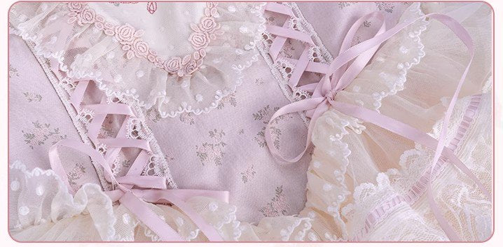 【受注予約~7/6】Silk Ballet ジャンパースカート(タイプ1)【花与珍珠匣】