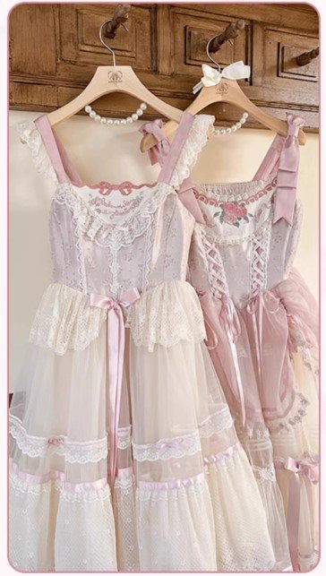 【受注予約~7/6】Silk Ballet ジャンパースカート(タイプ2)【花与珍珠匣】