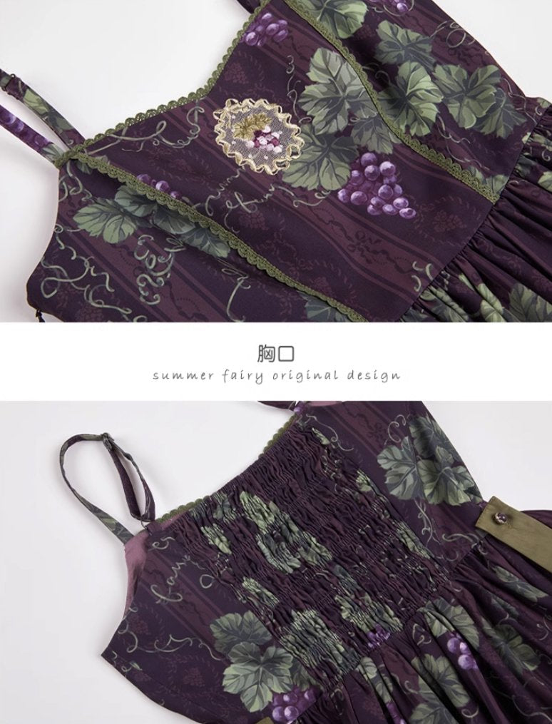ロワールのブドウ園3.0 ジャンパースカート　襟タイプ【仲夏物語】