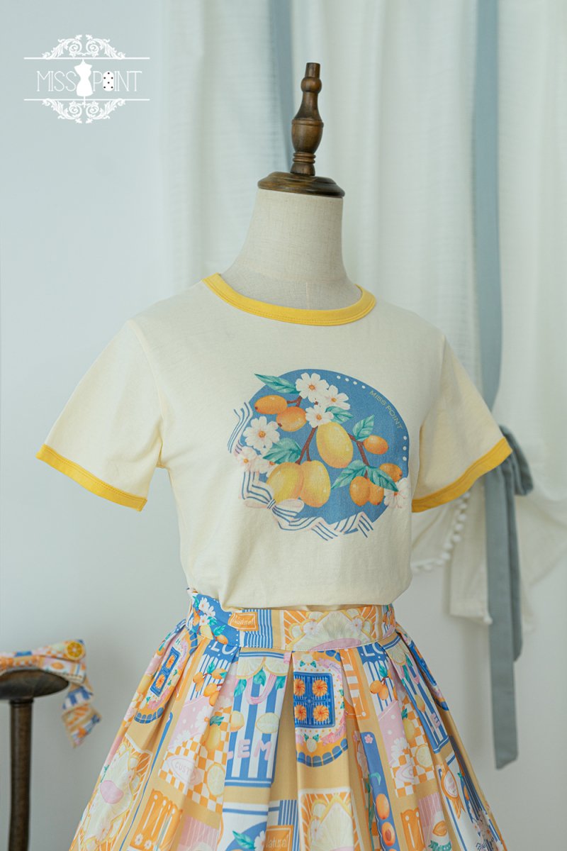 【受注終了/2023年11-2024年1月発送予定】Lemon&Cosmos Tシャツ【Miss Point】