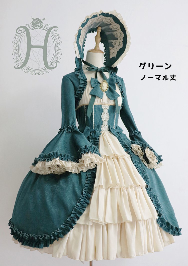 【受注予約~8/31】Victorian Doll ワンピース(2XL-4XL)【Henrietta】