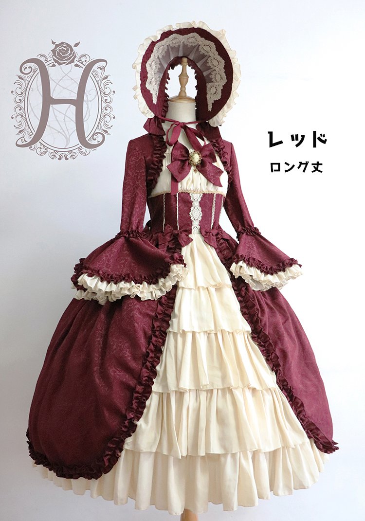 【受注予約~8/31】Victorian Doll ワンピース(2XL-4XL)【Henrietta】