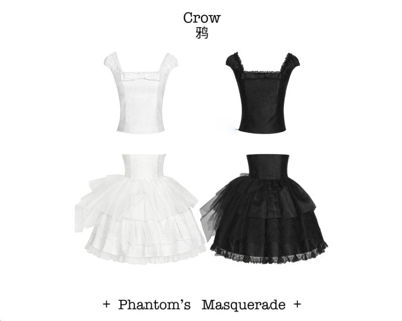 【受注終了/2023年11-2024年1月発送予定】Phantom's Masquerade セットアップ-Crow-【魔女販售】